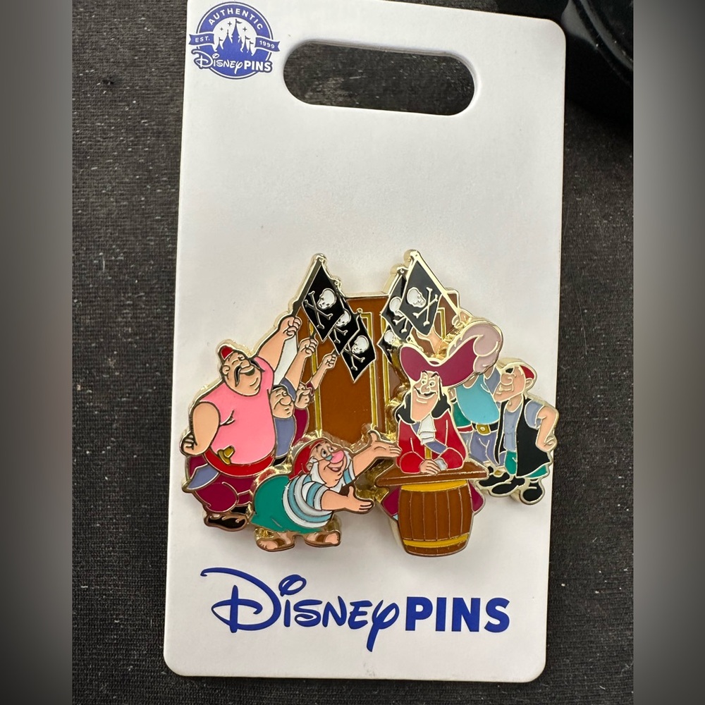 Captain Hook And Crew Peter Pan Disney Pin